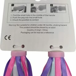 Enter Goods Stuurslingers - Fiets Versiering Kinderen - Stuurversiering Slingers - Handvat Streamers Voor Meisjes - Prinsessen Franjes - 2 Stuks - 24 CM - Stuurslingers Voor Kinderfiets -Fietsen-Accessoires Shop 550x677 2