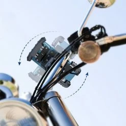 AG 150 Universele Telefoonhouder Fiets - Extreem Sterk - 360 Graden Rotatie - Ook Voor Scooter En Motor - Zwart- Anti Shock & Vibratie Ontwerp - Fietshouder Voor Smartphones - Telefoon - Gsm Houder Fiets - Iphone - Hoogste Kwaliteit -Fietsen-Accessoires Shop 550x685 4