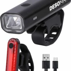 DesoMax Fietsverlichting Set USB Oplaadbaar Heldere Fietslamp - Voorlicht - Achterlicht - Koplamp - Achterlamp 19 DesoMax Fietsverlichting Set USB Oplaadbaar Heldere Fietslamp - Voorlicht - Achterlicht - Koplamp - Achterlamp -Fietsen-Accessoires Shop 550x758 2