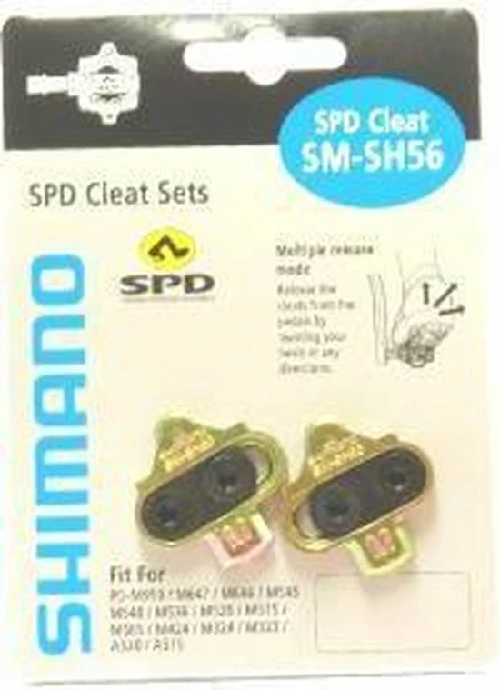 Shimano Schoenplaatjes Spd Zilver Sh56 Set 6 Shimano Schoenplaatjes Spd Zilver Sh56 Set - Afbeelding 6