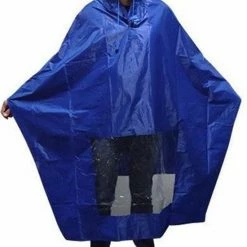 Hooodie Poncho Regenponcho - Fietsponcho Fiets - Koplampproof Transparant - One Size Unisex Blauw 3 Hooodie Poncho Regenponcho - Fietsponcho Fiets - Koplampproof Transparant - One Size Unisex Blauw -Fietsen-Accessoires Shop 550x805 3
