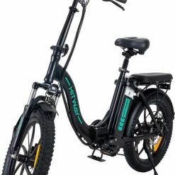 Hitway BK6 Elektrische Fiets - Opvouwbare E-bike - 20 Inch Fat Tire - 250W Motor - 11,2Ah - Zwart/Groen -Fietsen-Accessoires Shop 550x807 1