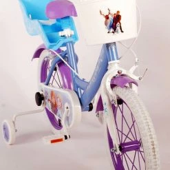 Disney Frozen 2 Kinderfiets - Meisjes - 16 Inch - Blauw - Twee Handremmen -Fietsen-Accessoires Shop 550x825 4