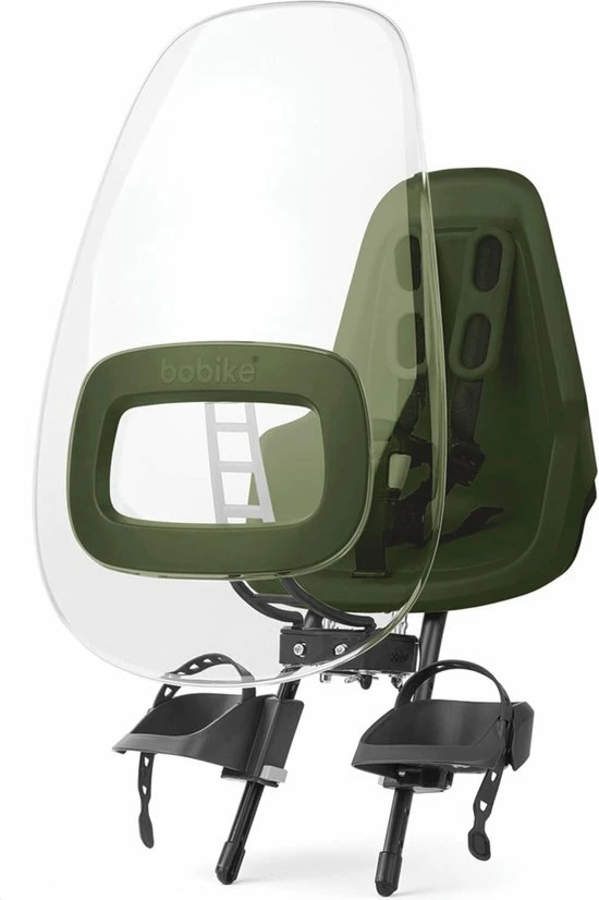 Bobike Windscherm ONE+ - Urban Black 6 Bobike Windscherm ONE+ - Urban Black - Afbeelding 6