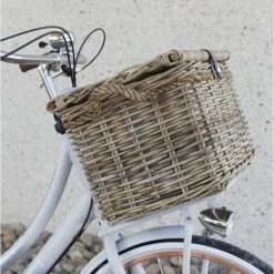 New Looxs Melbourne Large Fietsmand Voordrager - 45 Liter - Rotan Grijs -Fietsen-Accessoires Shop 550x829 5